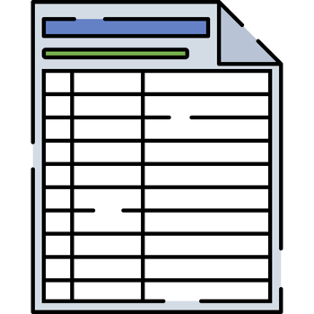 Form Illustration Isolated on Transparent Background png