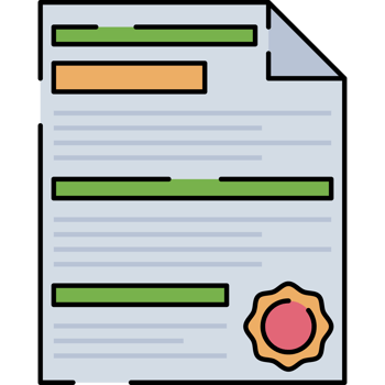 Document Illustration Isolated on Transparent Background png