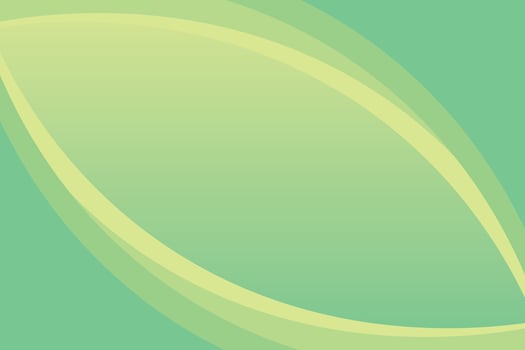Curvy Shapes Green Background vector