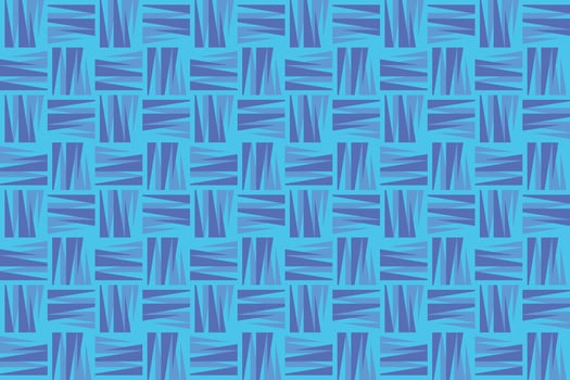 Triangle Shapes Blue Pattern vector