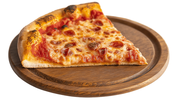 Italian pan pizza isolated transparent png