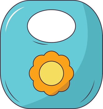 Adorable Baby Supplies with Flat Design vector