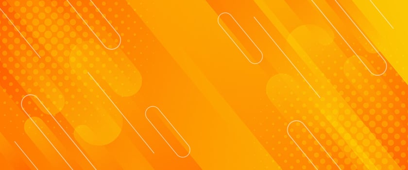 Bright orange abstract gradient banner background with halftone effect. Modern wallpapers. Suitable for templates, sale banners, events, ads, web and pages vector