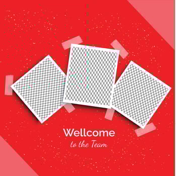 photo poster for business team vector