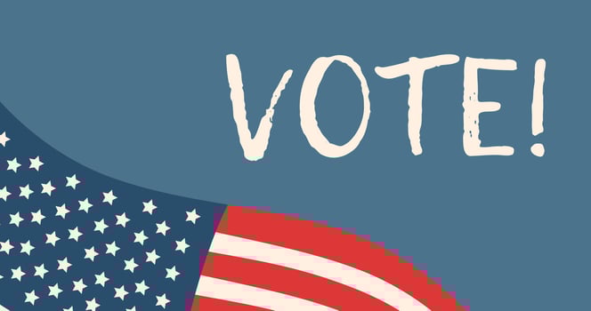 Election campaign. Vote banner. Democracy vote. Voting concept. vector