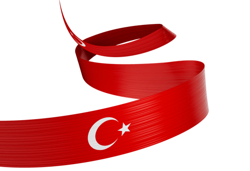 3d Flag Of Turkey 3d Wavy Shiny Turkey Ribbon Flag 3d Illustration png