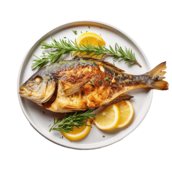 Fast Food Image Without Background Snack Meal Baked Fish png
