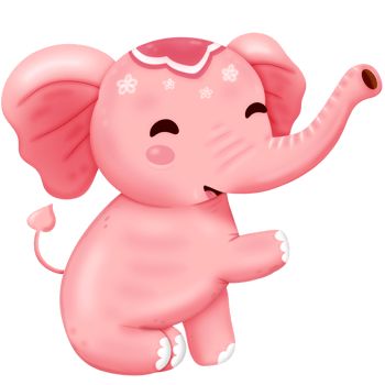 cartoon elephant design png