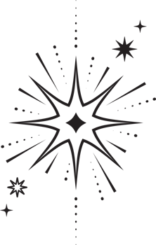 Line icons of stars. Sparks and shiny abstract glitter symbol with light effect. Minimal Y2K magic twinkles png