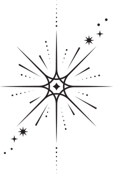 Line icons of star. Sparks and shiny abstract glitter symbol with light effect. Minimal Y2K magic twinkles png