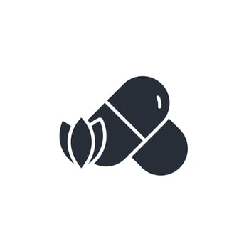 herbal medicine icon. .Editable stroke.linear style sign for use web design,logo.Symbol illustration. vector