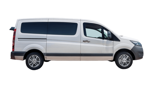 Van Side View isolated on transparent background png