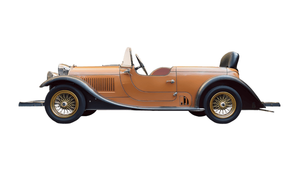 Antique Car isolated on transparent background png