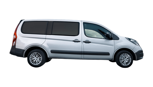 Silver Hatchback Vehicle isolated on transparent background png