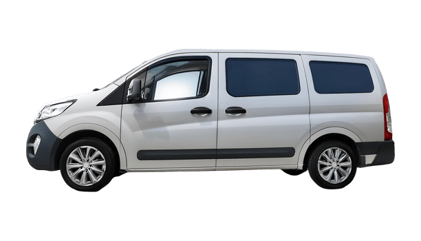 Parked Van isolated on transparent background png