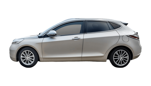 Modern Hybrid Car isolated on transparent background png