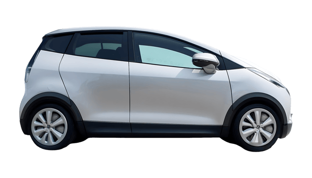 Modern Hybrid Car isolated on transparent background png
