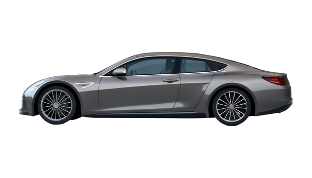 Modern Car Design isolated on transparent background png