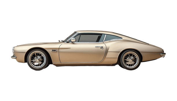 Classic Muscle Car isolated on transparent background png
