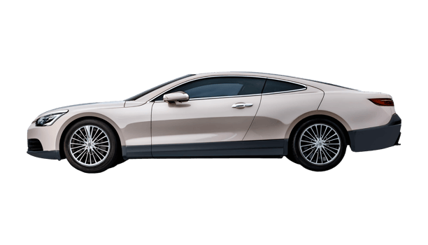 Beautiful Pinkish-Purple Sports Car isolated on transparent background png