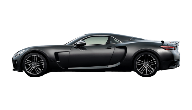 Modern Sports Car isolated on transparent background png