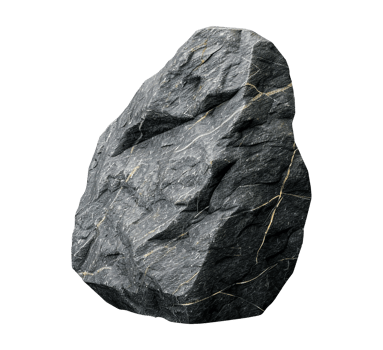 stone rock isolated on transparent background png