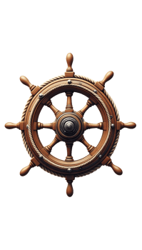 Steering wheel isolated on transparent background png