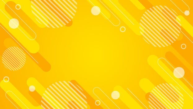 Bright orange-yellow gradient abstract geometric background. Modern dynamic wallpapers. Suitable for templates, sale banners, business, ads, events, web and pages vector