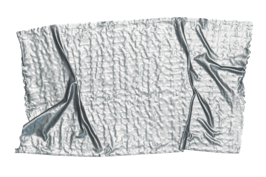 Gray vinyl tape. Torn horizontal silver grey sticky tape png