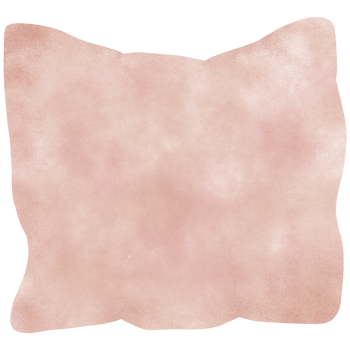 Watercolor camping holiday collection, Pink pillow png