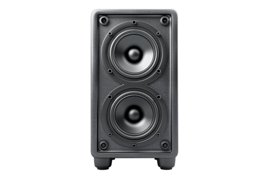 Audio speaker isolated on transparent background. png