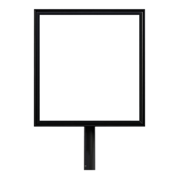 Blank billboard isolated on transparent background png