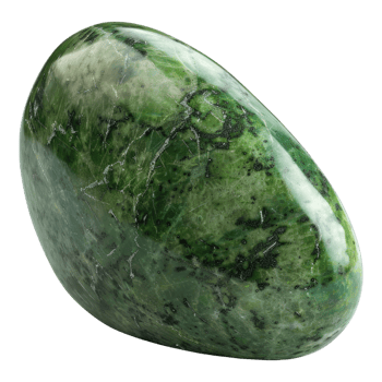 Expensive jade stone isolated on transparent background png