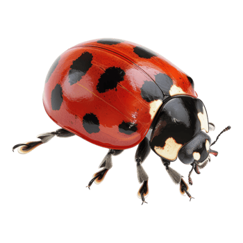 Ladybug isolated on transparent background png