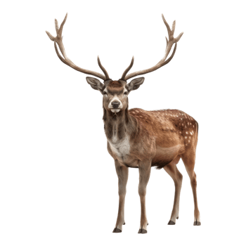 Reindeer isolated on transparent background png