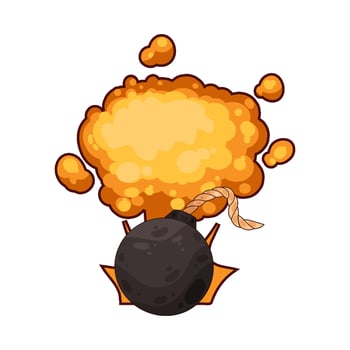 Flash Bomb illustration vector