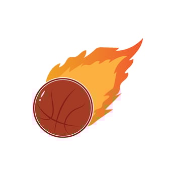 Basketball logo template illustration design vector