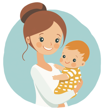 mother and baby png