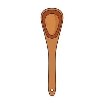 Design of a Wooden Spoon vector