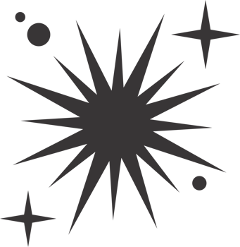 Star icon. Bling and sparkle shapes. Retro Y2K graphic design elements. Vintage twinkle starburst. Abstract simple 70s black Christmas symbol png