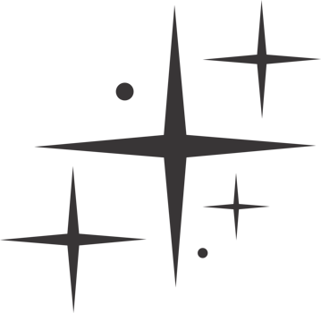 Star icon. Bling and sparkle shapes. Retro Y2K graphic design elements. Vintage twinkle starburst. Abstract simple 70s black Christmas symbol png