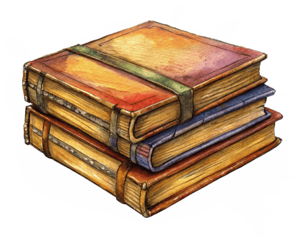 Ancient Book Pile png