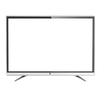 Black White Smart TV isolated on transparent background png
