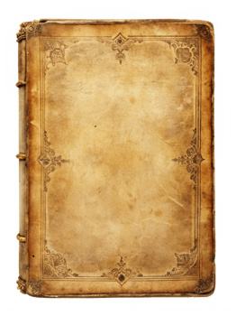 Faded Wisdom Antique Book Sheet Image png