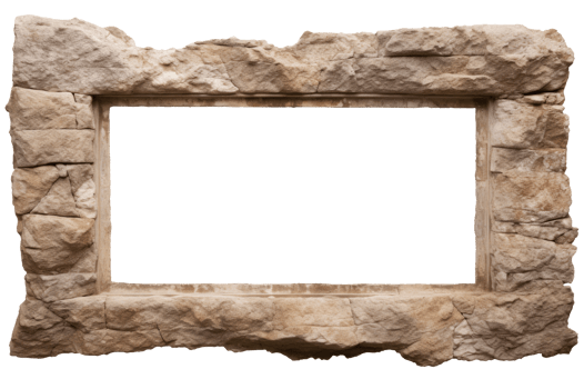 Stone Frame, Cut Out png