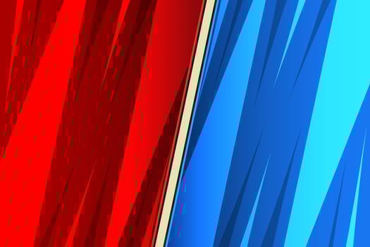 Flat comic style versus fight background design template vector