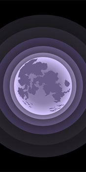 Black moon wallpaper background vector