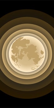 Moon background vertical landscape vector