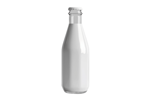 A white bottle with a lid on a transparent background png