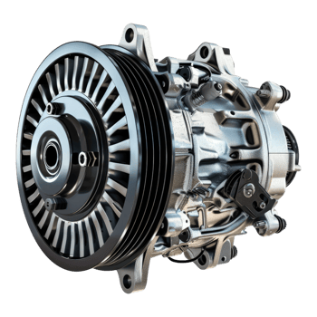 Engine alternator Isolated on transparent background. png